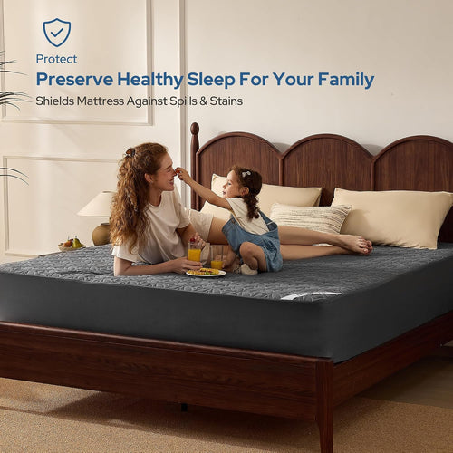 BEDLORE Waterproof Mattress Protector, King Size Mattress Pad