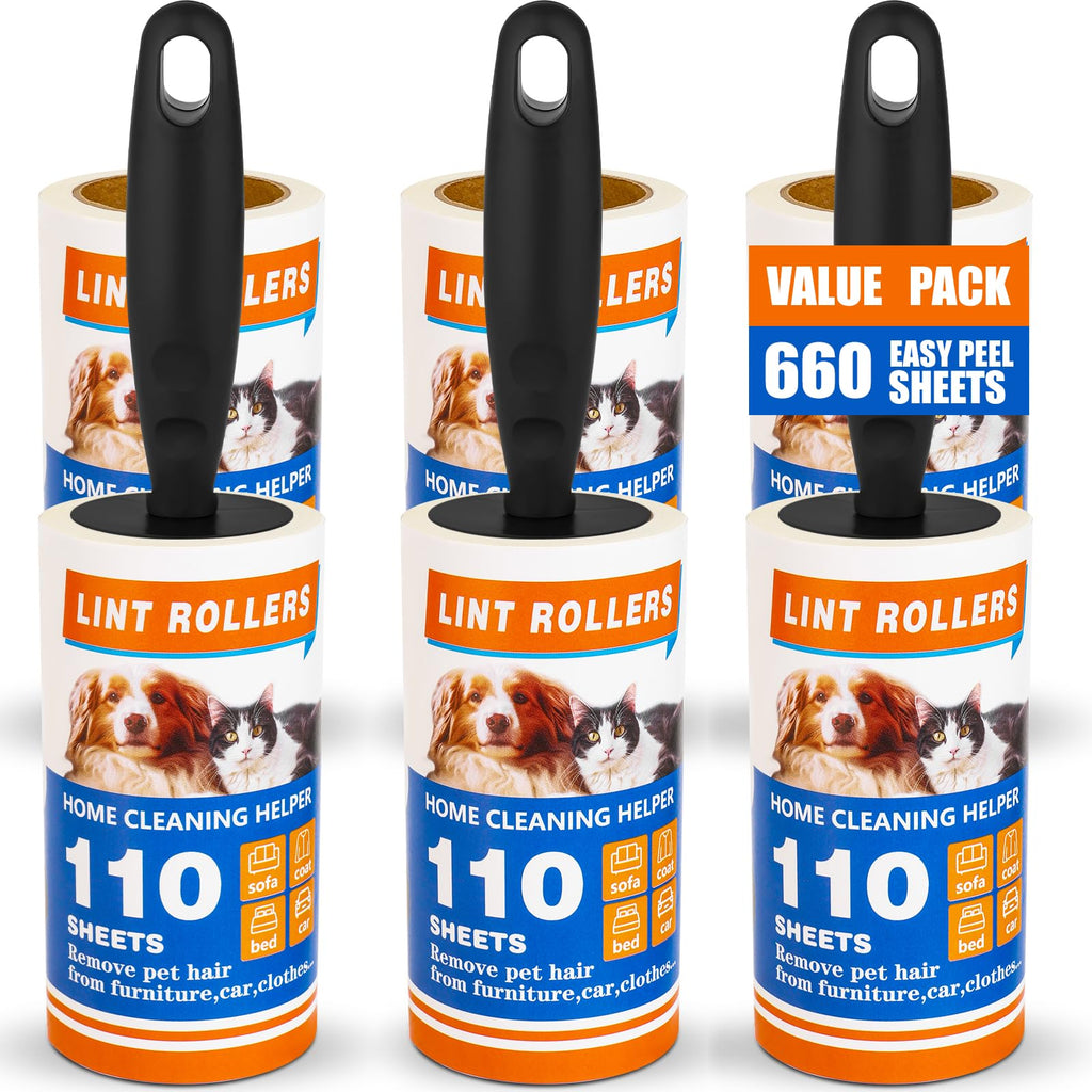 Extra Sticky Lint Roller for Pet Hair,220 Sheets,1 Handle