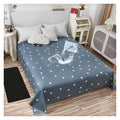 SIELUNO Waterproof Bed Sheet Flat Sheets Lightweight, Mattress Protector Sheet Bed Cover, Furniture Protector Covers for Queen Size Bed-H-230x300cm(90x118in)