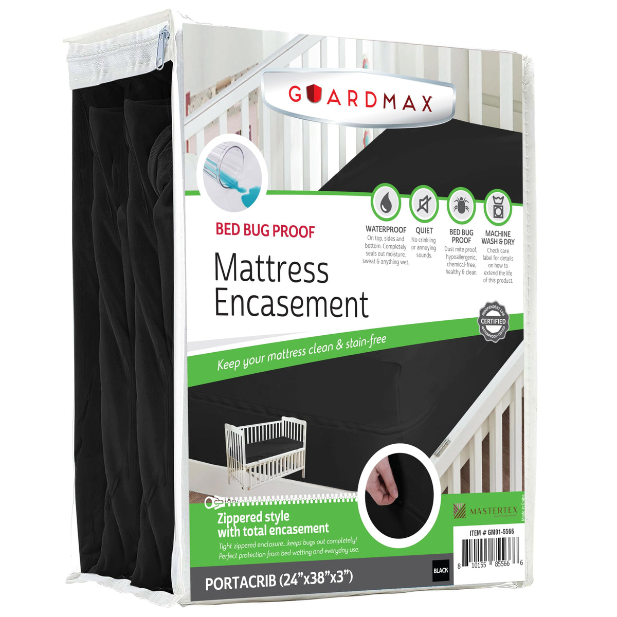 Guardmax Queen Mattress Protector Zippered, Bed Bug Mattress Cover