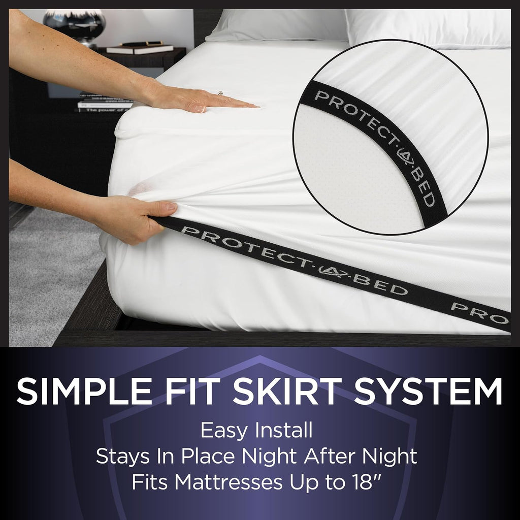 Protect-A-Bed Essential Waterproof Mattress Protector, Queen