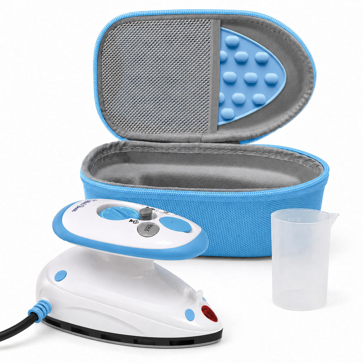The Quilted Bear Premium Mini Steam Iron for Quilting and Travel, Pink