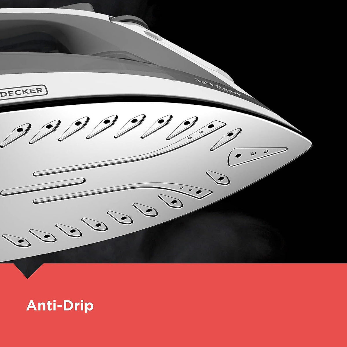 BLACK+DECKER Light 'N Easy Steam Iron with Stainless Soleplate