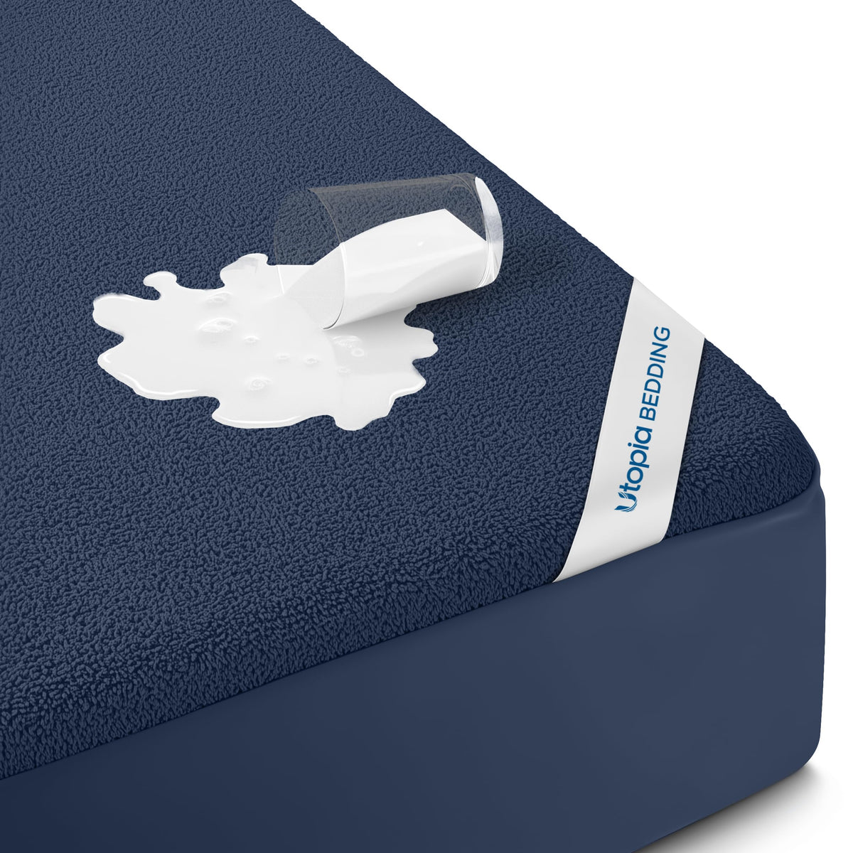 Waterproof Queen Size Mattress Protector fits Upto 17" Deep Pocket