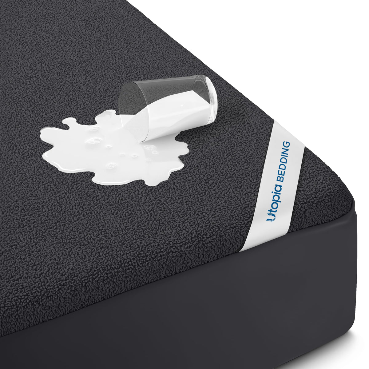 Waterproof Full Size Mattress Protector fits Upto 15" Deep Pocket