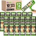 10 Inch Lint Roller Refills, 4 Rolls 200 Sheets Large Lint Rollers for Pet Hair Extra Sticky, Easily Remove Carpets, Clothes, Couch and Curtains Dust (Not Include Lint Roller Handle)