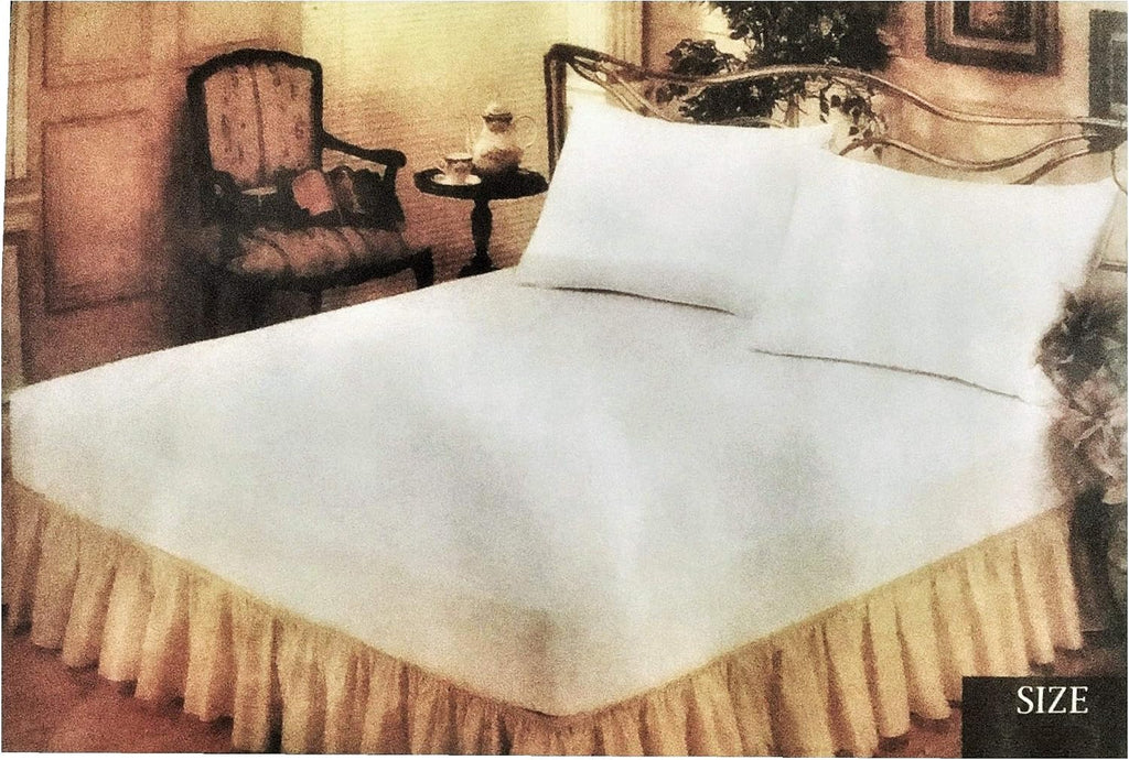 Better Home Fitted Mattress Protector Heavy-Duty Hypoallergenic Vinyl Cover, King